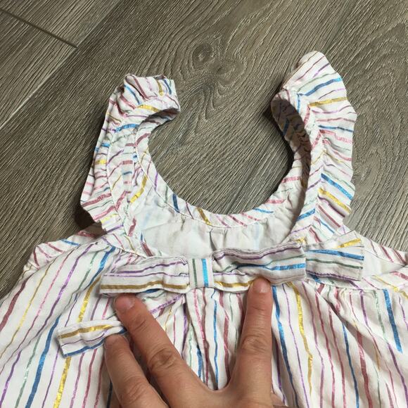 Hannah Anderson Baby Girl Coordinates Pinstripes Multicolor Outfit Set 90/3T - Picture 3 of 7